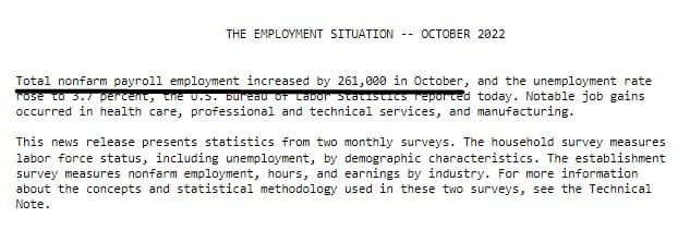 Fuente: Oficina de Estadísticas Laborales