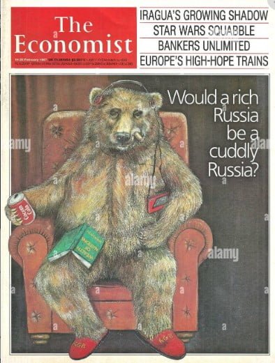 Portada 20/02/1987Fuente: The Economist